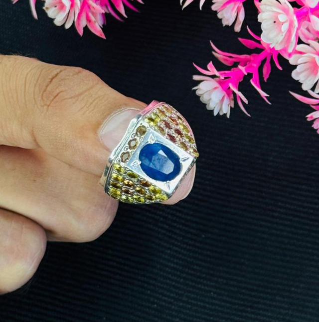 Blue Sapphire Ring (Sri Lankan Neelam)