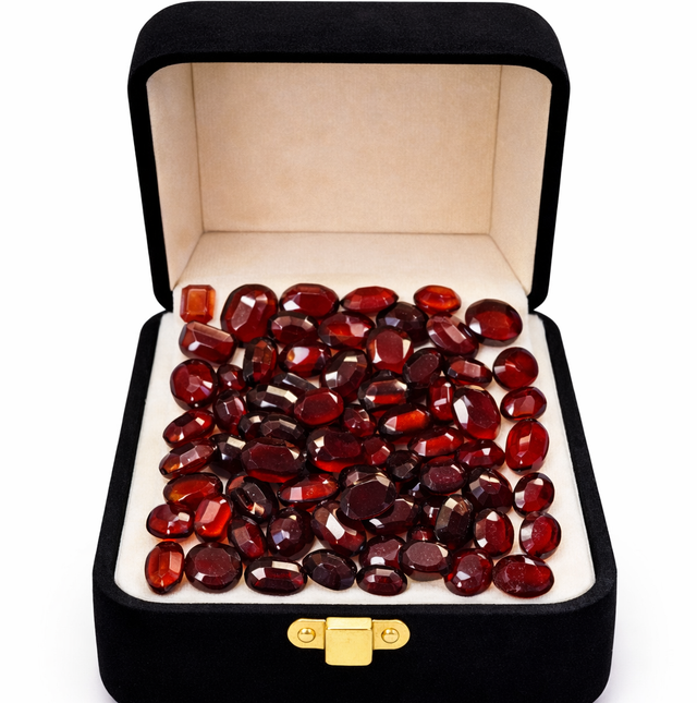 Gomed (Hessonite Garnet) – Natural Gemstone