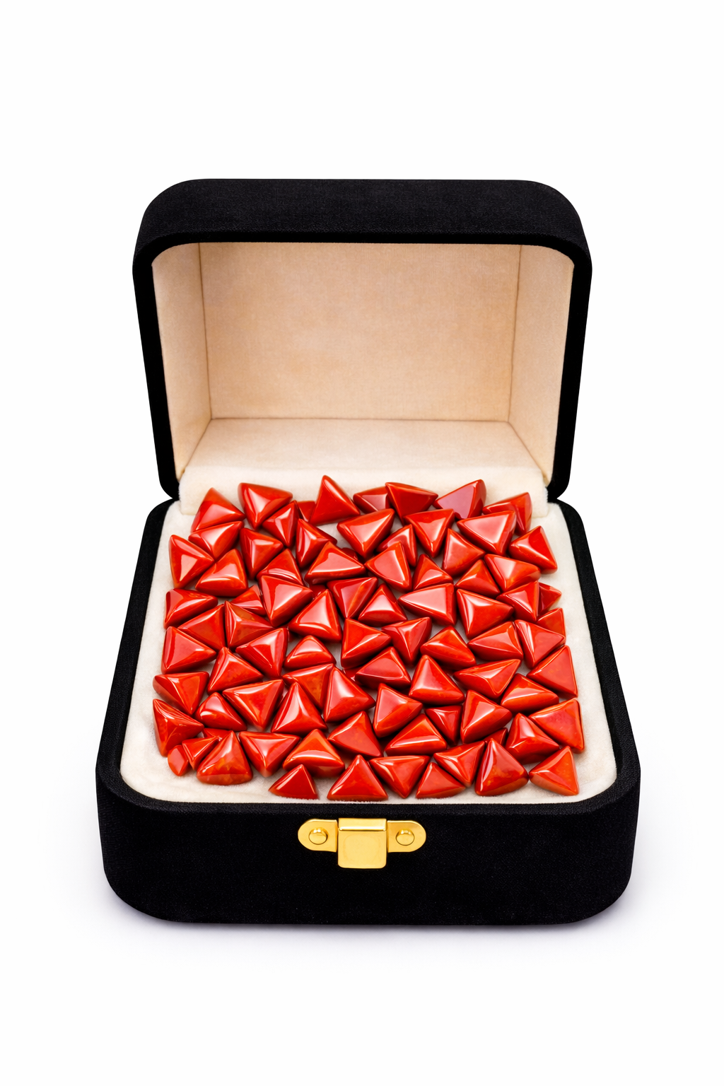 Triangular Marjan (Red Coral) – Natural Gemstone