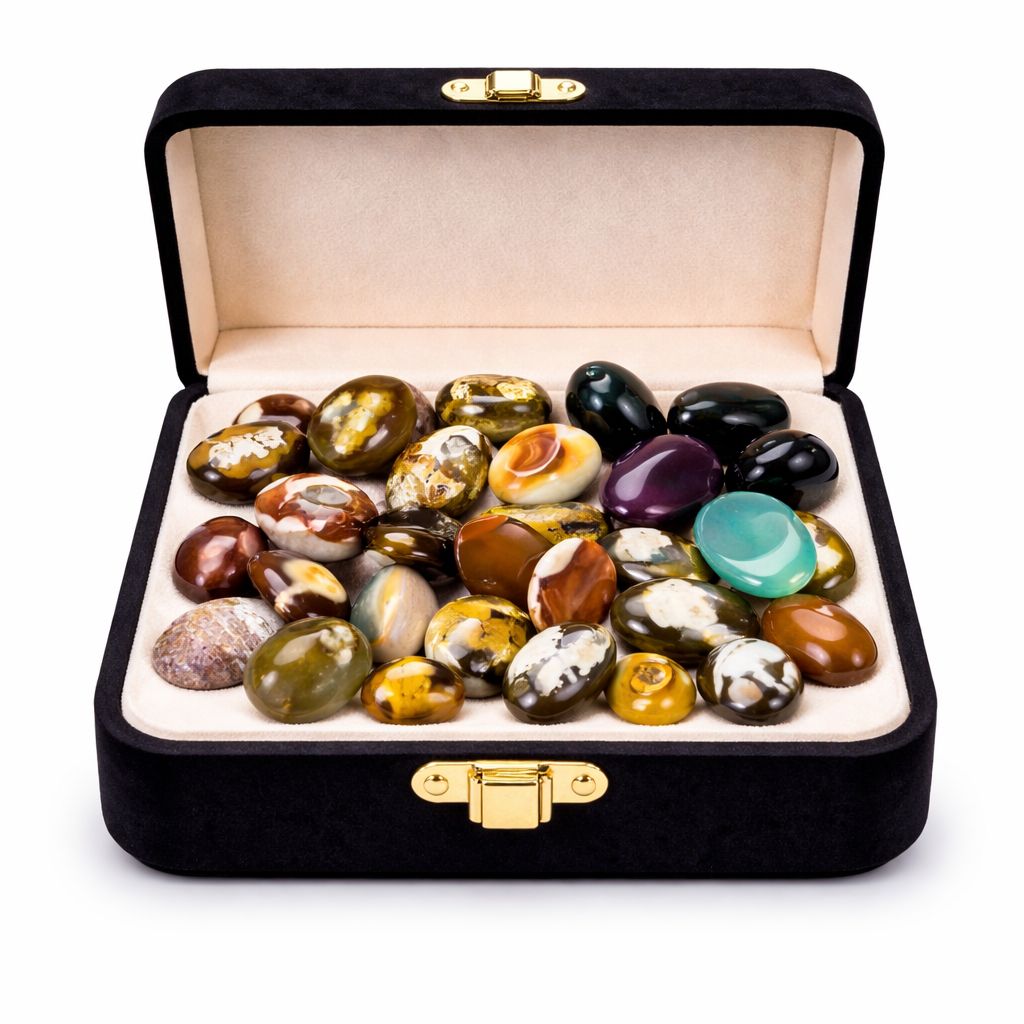 Indonesian Agate (natural chalcedony variety)